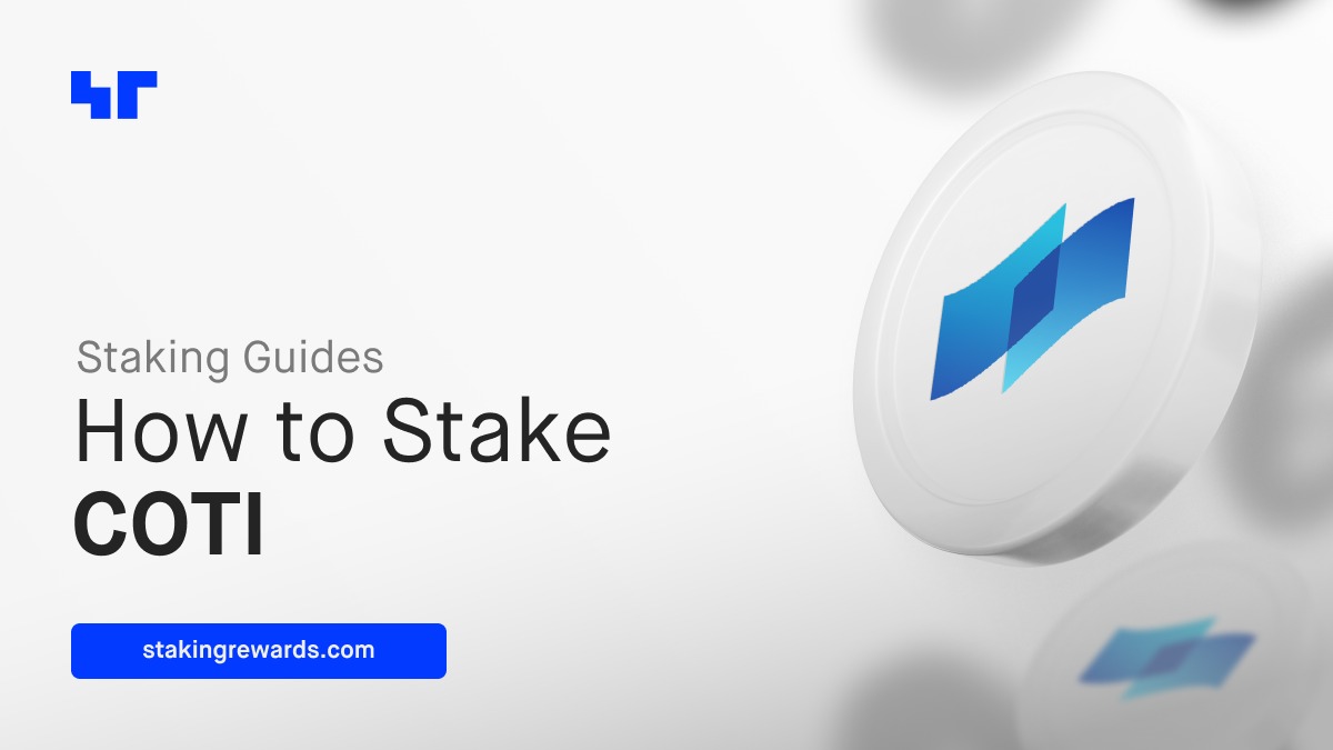 How to Stake COTI with COTI Treasury